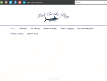 Tablet Screenshot of fishdrakebay.com